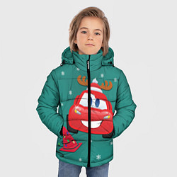 Куртка зимняя для мальчика Lightning McQueen, цвет: 3D-черный — фото 2
