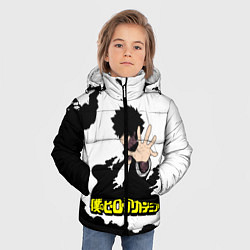 Куртка зимняя для мальчика Моя геройская академия, цвет: 3D-черный — фото 2