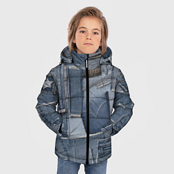 Куртка зимняя для мальчика Jeans life, цвет: 3D-черный — фото 2