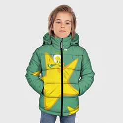 Куртка зимняя для мальчика Tweety and stars, цвет: 3D-красный — фото 2