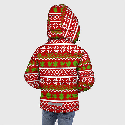 Зимняя куртка для мальчика The christmas we will / 3D-Светло-серый – фото 4