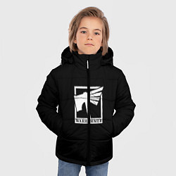 Куртка зимняя для мальчика Вархамер, цвет: 3D-черный — фото 2