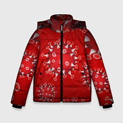Куртка зимняя для мальчика Вирусяка, цвет: 3D-черный