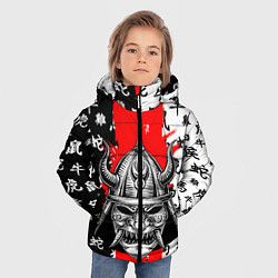 Куртка зимняя для мальчика САМУРАЙ, цвет: 3D-черный — фото 2