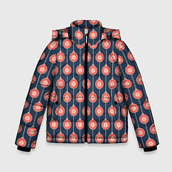 Куртка зимняя для мальчика Covid свитер, цвет: 3D-черный