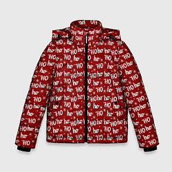 Куртка зимняя для мальчика Х0-Хо-Хо, цвет: 3D-черный