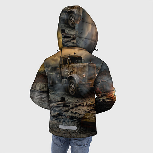 Зимняя куртка для мальчика Stalker 2 Мертвый город / 3D-Светло-серый – фото 4
