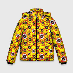 Куртка зимняя для мальчика COVID-19, цвет: 3D-светло-серый