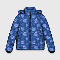 Куртка зимняя для мальчика Ковид-19, цвет: 3D-черный