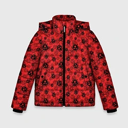 Куртка зимняя для мальчика Coronavirus, цвет: 3D-черный