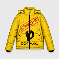 Зимняя куртка для мальчика Dont Panic covid-19