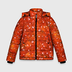 Зимняя куртка для мальчика Красная икра