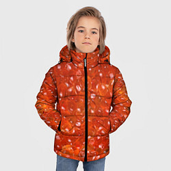 Куртка зимняя для мальчика Красная икра, цвет: 3D-черный — фото 2