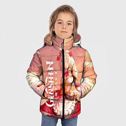 Куртка зимняя для мальчика GENSHIN IMPACT, цвет: 3D-красный — фото 2