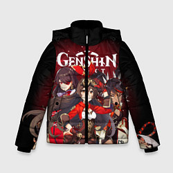 Куртка зимняя для мальчика GENSHIN IMPACT, цвет: 3D-черный