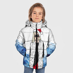 Куртка зимняя для мальчика Леди Зима, цвет: 3D-светло-серый — фото 2