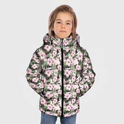 Куртка зимняя для мальчика Камуфляж из цветов, цвет: 3D-черный — фото 2