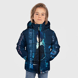 Куртка зимняя для мальчика Ято, цвет: 3D-черный — фото 2