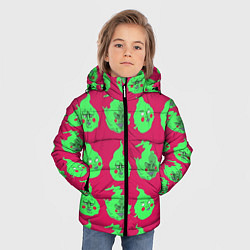 Куртка зимняя для мальчика Моб Психо 100, цвет: 3D-светло-серый — фото 2