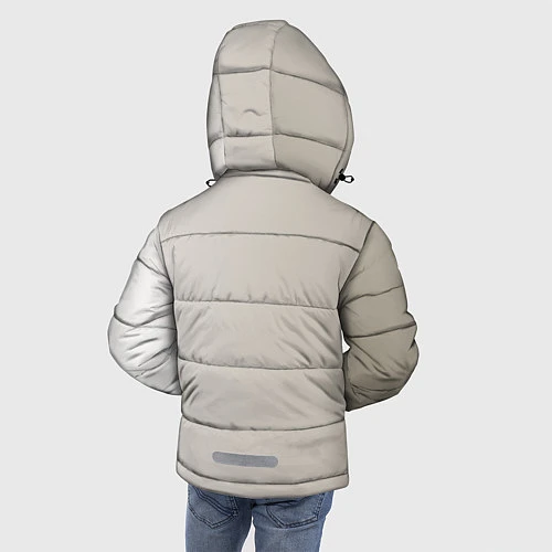 Зимняя куртка для мальчика Доктор Стоун / 3D-Светло-серый – фото 4