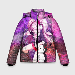 Куртка зимняя для мальчика Джунко Эношима, цвет: 3D-светло-серый