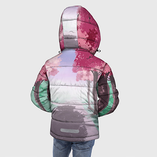 Зимняя куртка для мальчика Эмилия и Пак / 3D-Светло-серый – фото 4