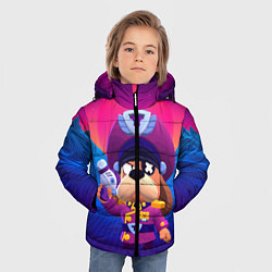 Куртка зимняя для мальчика Генерал Гавс brawl stars, цвет: 3D-красный — фото 2