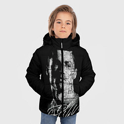 Куртка зимняя для мальчика Кристиано Рональдо автограф, цвет: 3D-черный — фото 2