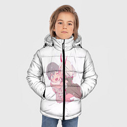 Куртка зимняя для мальчика Милота, цвет: 3D-черный — фото 2