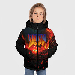 Куртка зимняя для мальчика DOOM MARS, цвет: 3D-красный — фото 2
