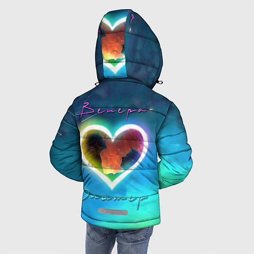 Зимняя куртка для мальчика Ваня Дмитриенко Венера-Юпитер / 3D-Светло-серый – фото 4
