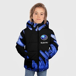Куртка зимняя для мальчика Subaru, цвет: 3D-черный — фото 2
