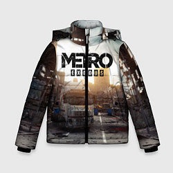 Куртка зимняя для мальчика Metro Exodus, цвет: 3D-черный