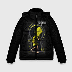 Куртка зимняя для мальчика Little Nightmares 2 замок, цвет: 3D-черный