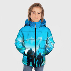 Куртка зимняя для мальчика Вальгала, цвет: 3D-черный — фото 2