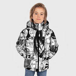 Куртка зимняя для мальчика One-Punch Man Ванпачмен, цвет: 3D-черный — фото 2