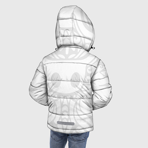 Зимняя куртка для мальчика HOLLOW KNIGHT ХОЛЛОУ НАЙТ / 3D-Светло-серый – фото 4