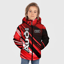 Куртка зимняя для мальчика Audi, цвет: 3D-красный — фото 2