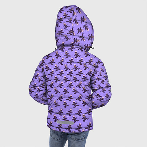 Зимняя куртка для мальчика ГОДЖО САТОРУ GOJO SATORU / 3D-Светло-серый – фото 4