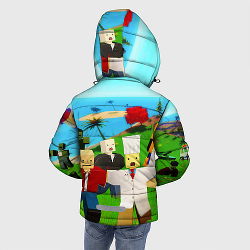 Зимняя куртка для мальчика UNTURNED / 3D-Светло-серый – фото 4