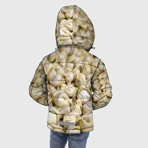 Зимняя куртка для мальчика Пельмени / 3D-Светло-серый – фото 4