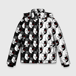 Куртка зимняя для мальчика MONOKUMA МОНОКУМА PATTERN, цвет: 3D-черный