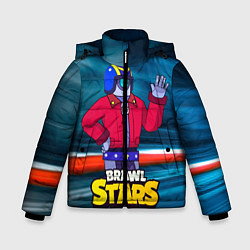 Куртка зимняя для мальчика STU СТУ Brawl Stars, цвет: 3D-красный