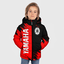 Куртка зимняя для мальчика YAMAHA ЯМАХА, цвет: 3D-черный — фото 2