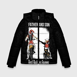 Зимняя куртка для мальчика Папа и сын