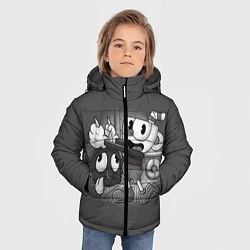 Куртка зимняя для мальчика CUPHEAD, цвет: 3D-черный — фото 2