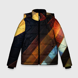 Куртка зимняя для мальчика Суперстайл, цвет: 3D-черный
