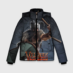 Куртка зимняя для мальчика Viking Valheim, цвет: 3D-светло-серый