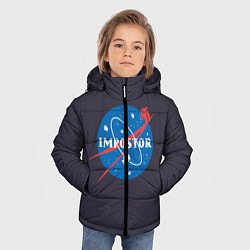 Куртка зимняя для мальчика Impostor, цвет: 3D-черный — фото 2