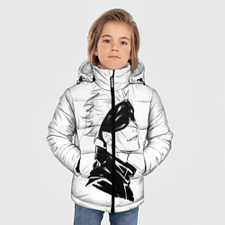 Куртка зимняя для мальчика Smile Jujutsu kai, цвет: 3D-светло-серый — фото 2